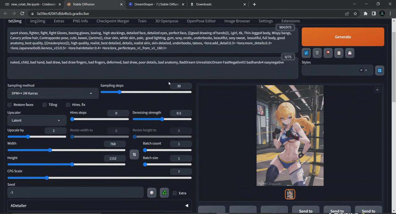图片[4]-利用Stable Diffusion创建动漫艺术图像使用AI绘画赚钱-中英字幕-梦想波浪