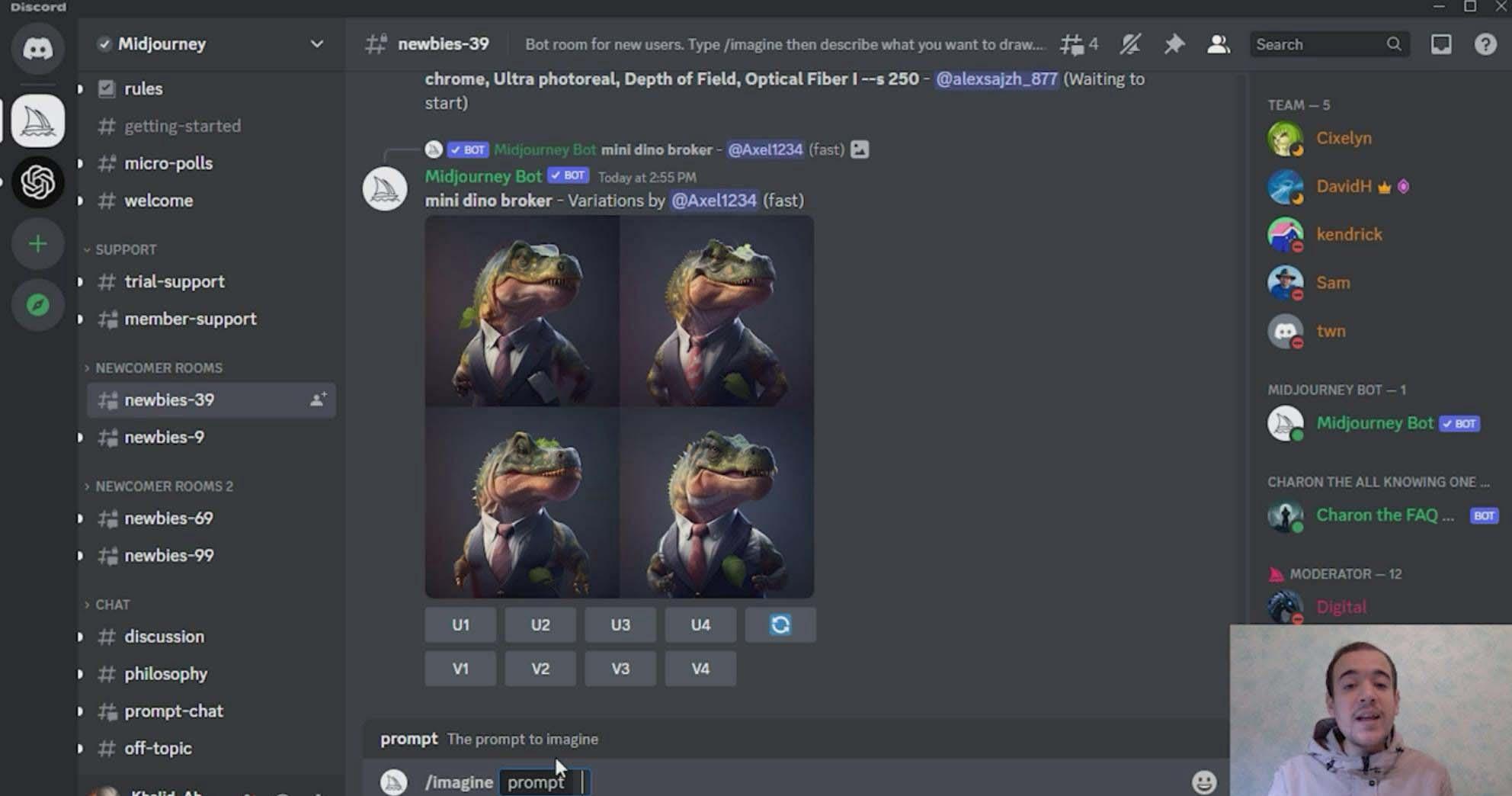 图片[1]-Midjourney 精通教程-使用Midjourney AI创建美丽艺术图像-36节课-中英字幕-梦想波浪