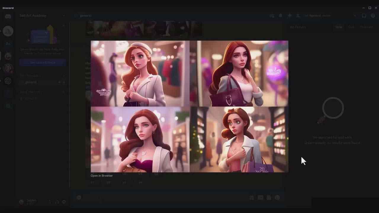 图片[5]-掌握 MidJourney V5 AI + ChatGPT创建一致的角色设计图像-22节课-中英字幕-梦想波浪