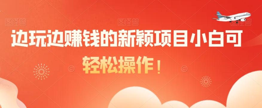 边玩边赚钱的新颖项目小白可轻松操作！-梦想波浪